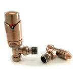 West Thermostatic Valves, Wave, Antique Copper Angled