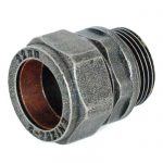 West Pewter Abbey 22mm Compression Adaptor