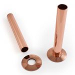 West Polished Copper Sleeving Kit 130mm (pair)