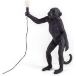 THE MONKEY LAMP BLACK STANDING
