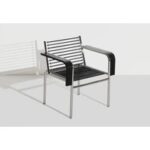 SANDOWS – ARMCHAIR WITH WOODEN ARMRESTS