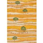 NAÏVE ORCHARD WITH FLOWERING BUSHES 1