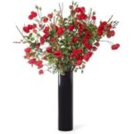 CYLINDER RED ROSES BUSH
